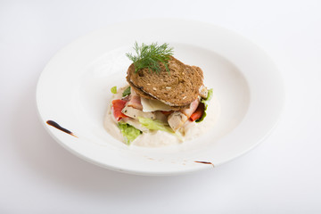 Ceasar salad with crouton