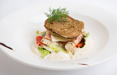 Ceasar salad with crouton