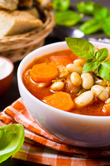 Thick soup with beans