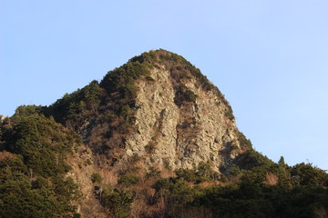 Fototapeta premium 六百山の岩稜