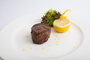 Fried or grilled mignon steak