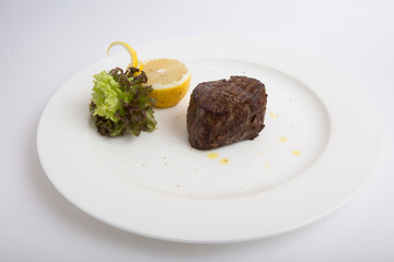 Fried or grilled mignon steak