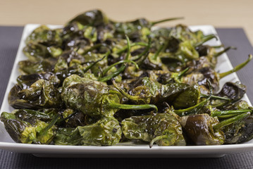 Fried peppers.