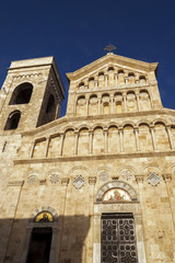 Fototapeta na wymiar Catedral de Santa María de Cagliari, Credeña, Italia