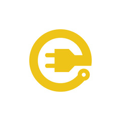 electric vector logo icon