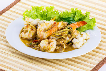 Spicy seafood from Thailand Asia