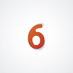 Web icon  number collection - 6