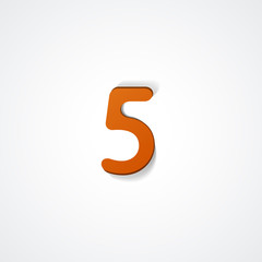 Web icon number collection - 5