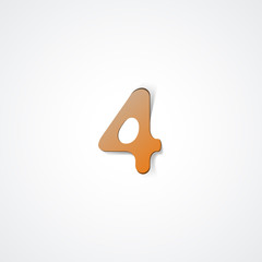 Web icon  number collection - 4