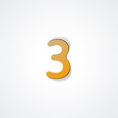 Web icon  number collection - 3