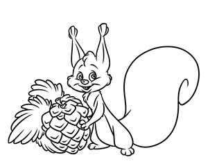 Squirrel Nut coloring pages 
