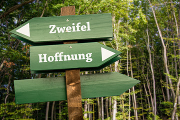 Schild 99 - Hoffnung