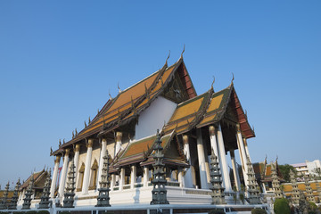 Obraz premium Wat Suthat in bangkok,Thailand