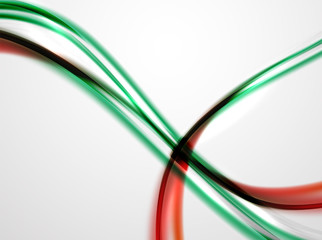 Modern curve stripes template