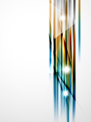 Shiny straight lines abstract background
