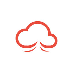 Cloud logo icon vector