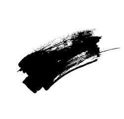 Black grungy vector abstract hand-painted background. Brush Design. 