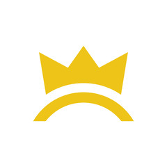 crown logo icon Vector