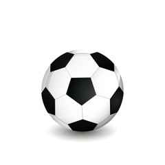 Football ball, soccer ball, ball isolated, ball eps 10, ball icon