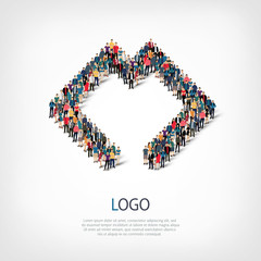  logo people 3d