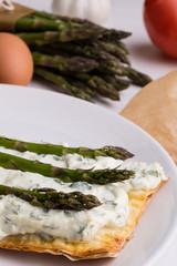 asparagus cheese pie