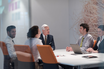 business people group brainstorming on meeting