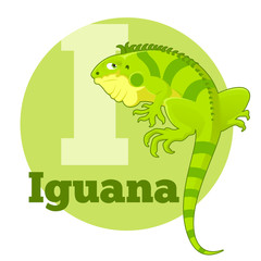 ABC Cartoon Iguana