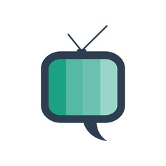 TV logo icon Vector