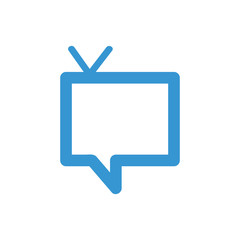 TV logo icon Vector