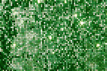 Green background mosaic with light spotspots