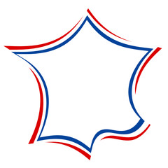 carte de france bleu blanc rouge drapeau design
