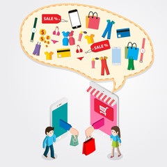 Fototapeta premium online shopping