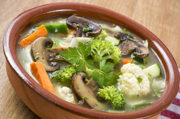 Cazuela rústica de verduras