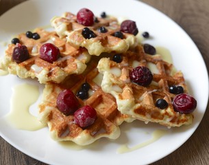 Belgian waffles