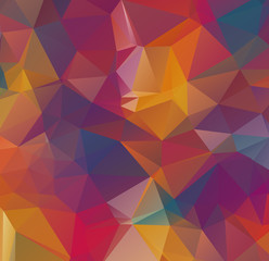 Fototapeta premium Abstract geometric background of triangular polygon