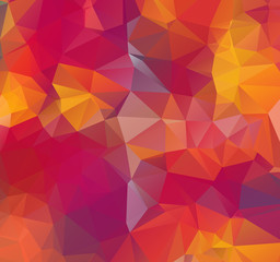 Abstract geometric background of triangular polygon