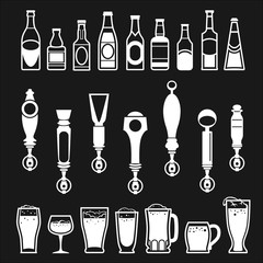 beer and bar icons