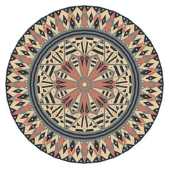 Round ethnic pattern