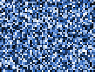 Abstract blue pixel background