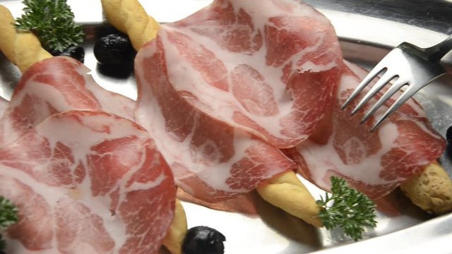 Coppa Capicola Cap&euml;cuogl Capocollo Salume Lebensmittel Salaison Salumeria Gabagool Capicollo Capicollu