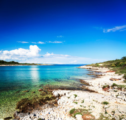 Summer Adriatic Seascape in Croatia
