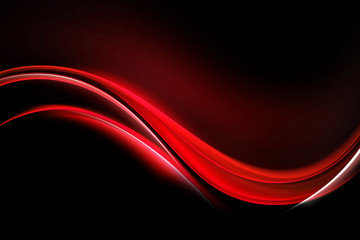 Awesome Abstract Red Wave Design