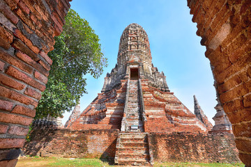 Place of worship, Wat Chaiwatthanaram is a Buddhist temples in Phra Nakhon Si Ayutthaya Province, Thailand