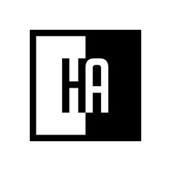 initial square half logo 