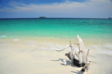 Fototapeta na wymiar Paradise Beach on Tropical Islands