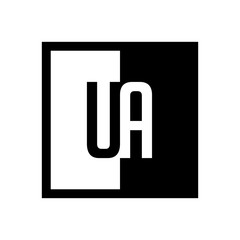 initial square half logo 