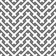An elegant black and white vector pattern, geometric square tiles