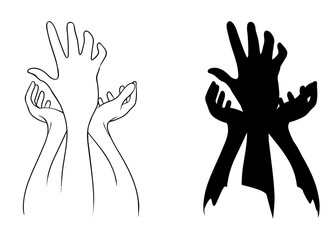 Obraz premium Holding hands