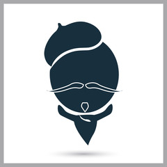 Artist icon on the background