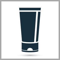 Cosmetic cream icon on the background